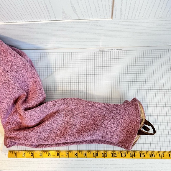 Vintage Girl Coat Pant Set 2 to 3 Years Pink Mauve Worsted Wool Samantha *FLAWS - Picture 16 of 16